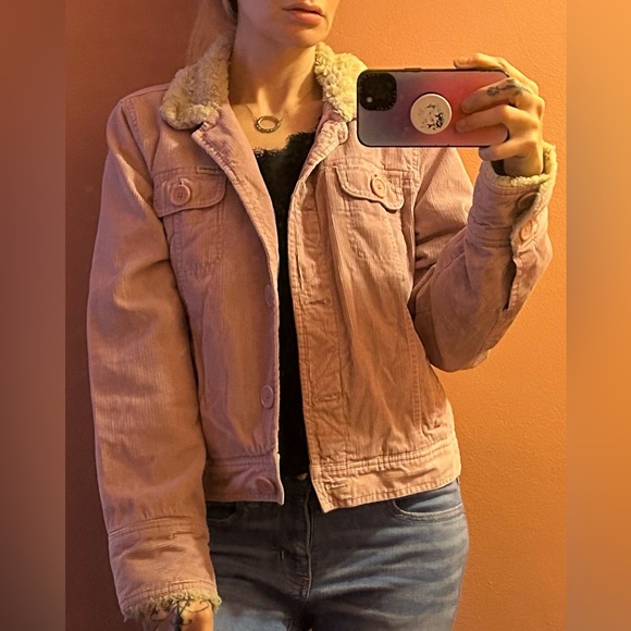 Aeropostale Baby Pink Corduroy Jacket - Picture 11 of 12